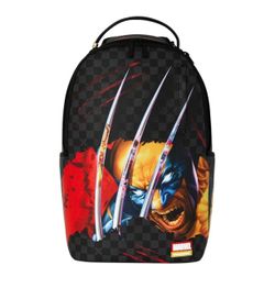 SPRAYGROUND WOLVERINE OFFICIAL COLLAB - DONT MESS WITH ME BACKPACK (NEW)