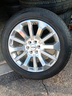 2025 NEW OEM ORIGINAL TAKEOFFS FORD F-150 PLATINUM LÍMITED 22 INCH TIRES GENERAL GRABBER NEW 100 % DOT 0825 $ 1950 