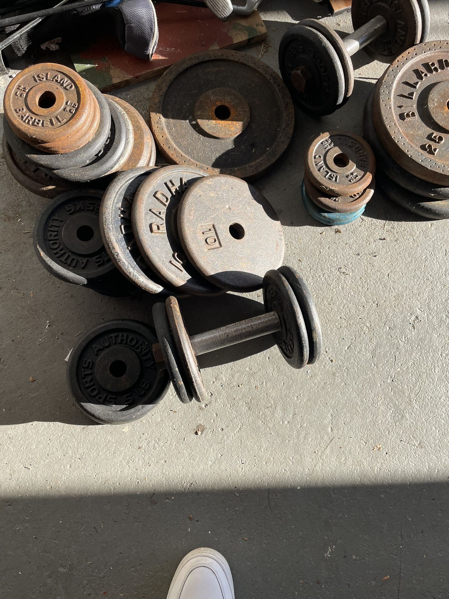 Weights + Barbell + Dumbbells