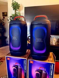 JBL PartyBox 130 Portable Bluetooth Speaker + Wireless Microphone | 200W JBL Sound | AI Sound Boost