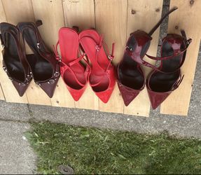 3 Pairs Women’s Heels – Size EU 40 (US 9)