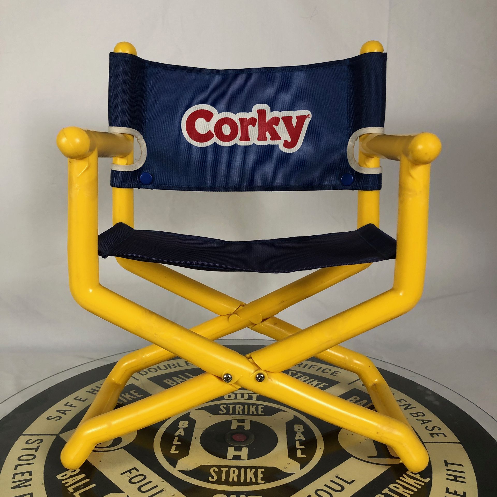 Vintage 80’s Corky Playmates Doll Director Toy Chair Cricket Brother