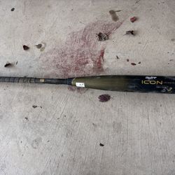 Used Rawlings Icon BBCOR Composite Bat 