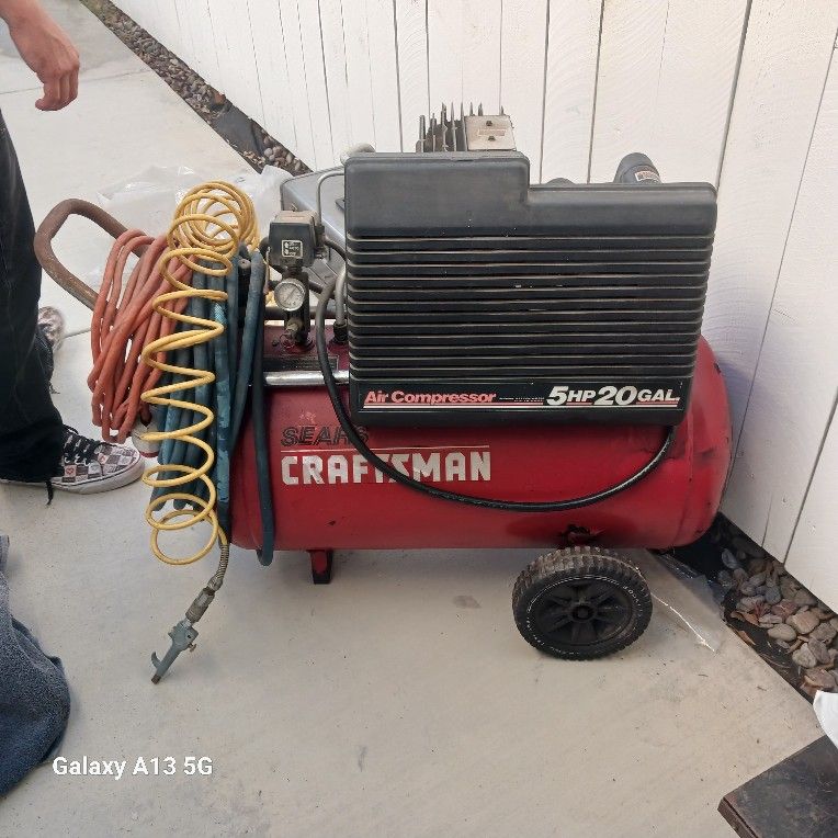 Used 5HP SEARS CRAFTSMAN COMPRESSOR