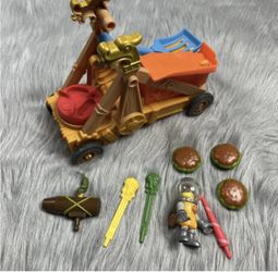 Imaginext SpongeBob SquarePants chummy patty catapult Sandy cheeks playset.