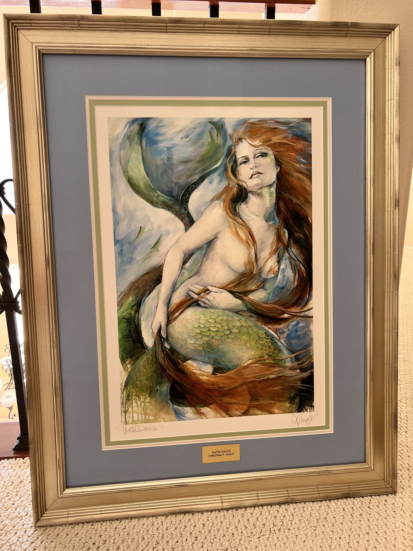 Beautifully Framed Dance Mermaid