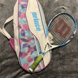 Wilson Tennis Racket With Bag 