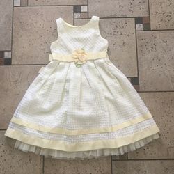 EUC Yellow Flower Dress size 6