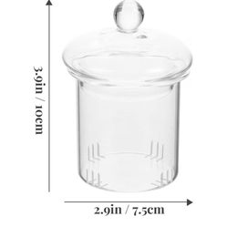 Brand new Glass Spice Jars with glass Lids