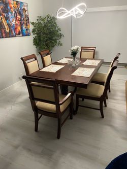 Dining room set 6 chairs