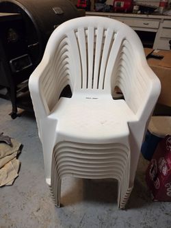 Plastic chairs