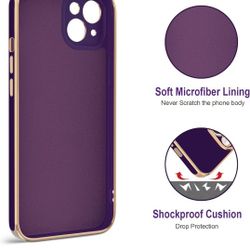 Hython for iPhone 15 Plus Case with Ring Stand, 360° Rotatable Ring Holder Magnetic Kickstand,