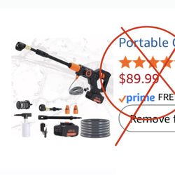 New! Portable Pressure Washer Cordless,Battery Powered