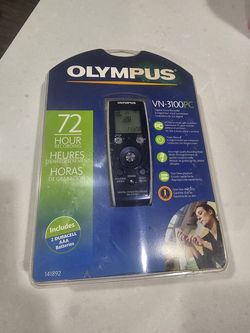 Brand New OLYMPUS VN-3100PC 72 Hr Digital Voice Recorder w/Software, USB Cable
