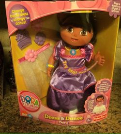 New Dora The Explorer Dress and Dance Dora Doll