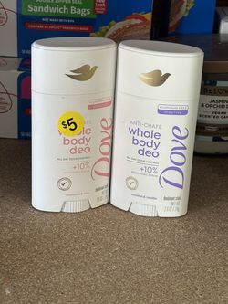 Dove Deodorant solid and spray