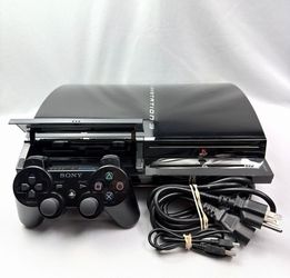 Sony PS3 60GB CECHA01 Backwards Compatible PS1 PS2, 3 Controllers