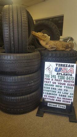 295 40 20 BRAND NEW TIRE TIRES $150 EACH $600 SET