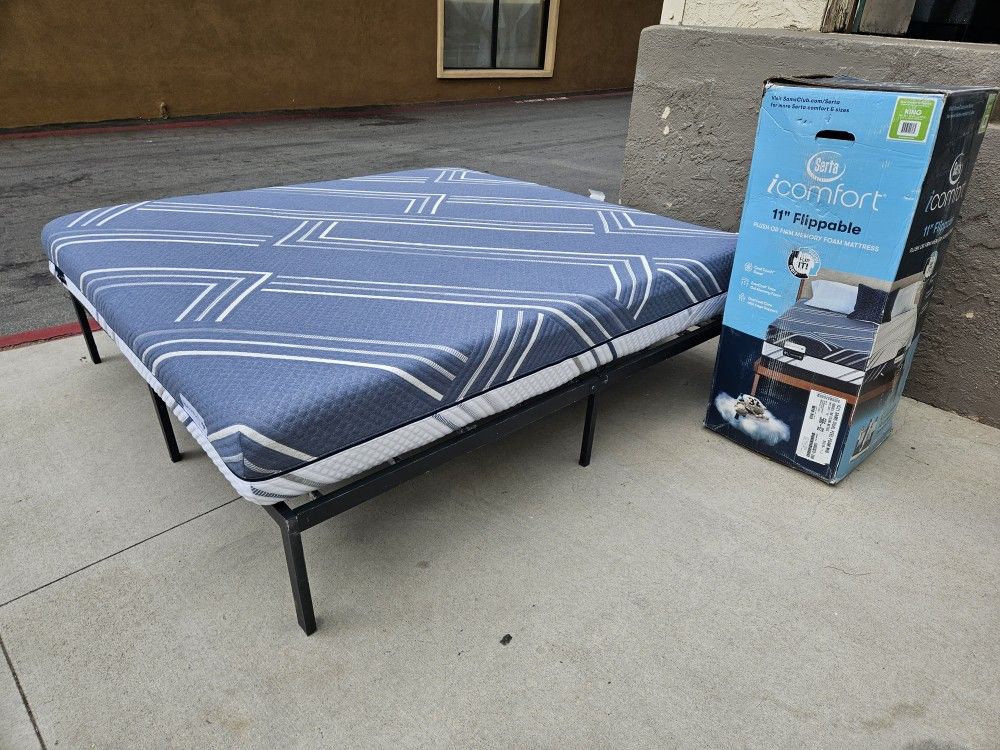 Super Deal King Size Matt Memory Foam Iconfort By Serta One...