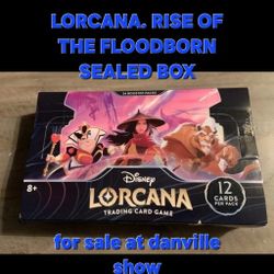LORCANA. SEALED BOOSTER BOX  FOR SALE SAN LORENZO OR SATURDAY IN DANVILLE