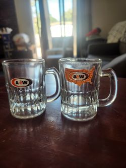 Mini A&W GLASS MUGS