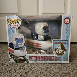 Funko Pop! Disney Parks Authentic Original Exclusive, Matterhorn Bobsleds! Matterhorn Bobsled And Abominable Snowman!