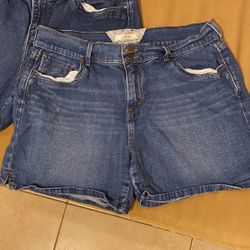 Levis Woman Shorts Size 14, good conditions $10.dlls both **must Pick up in la Joya Tx 