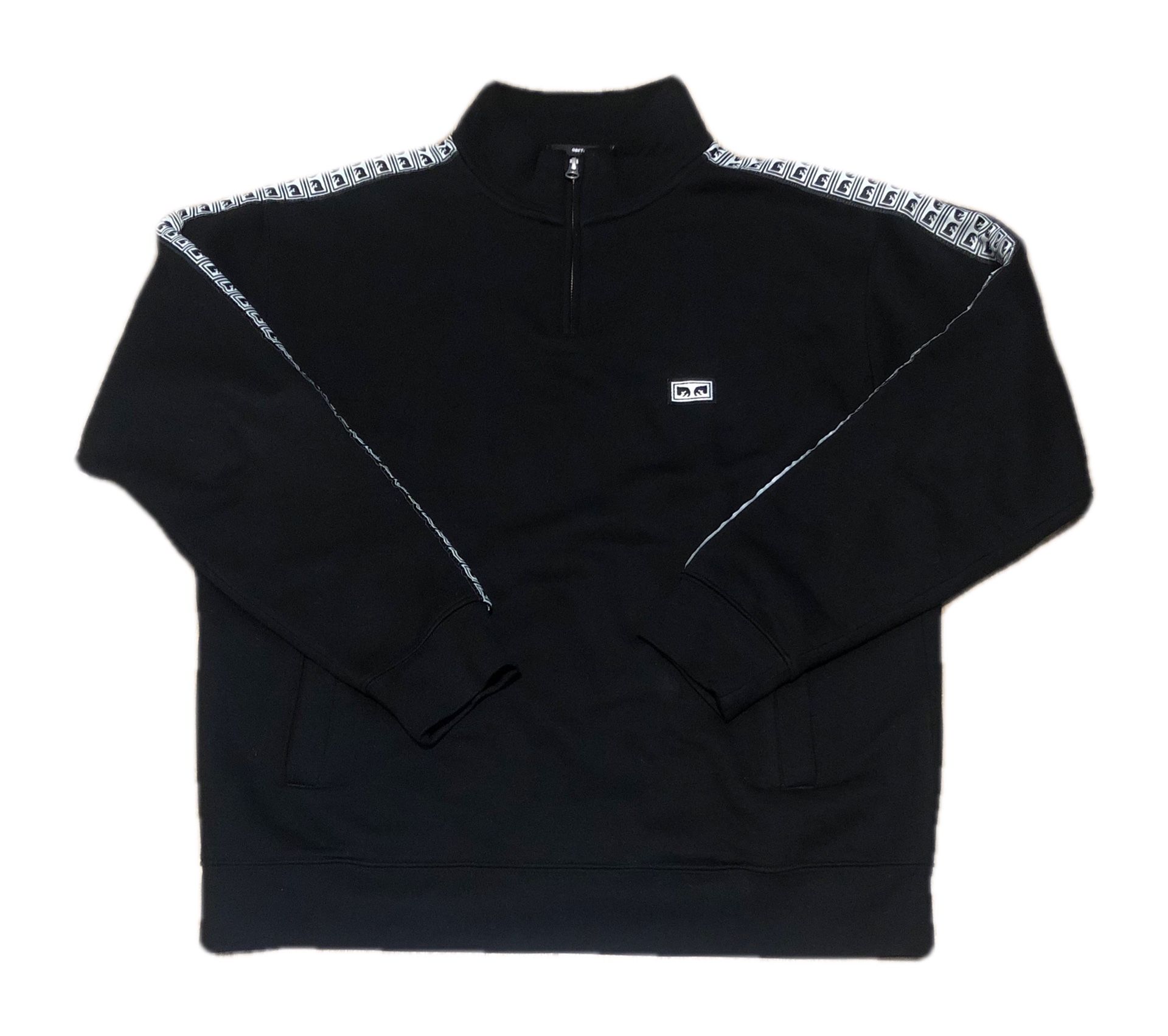 Obey 1/4 zip up sweater