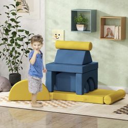 New Soft Foam Building Blocks Set for Creative Indoor Activity Spaces – Versatile Modular Cushion System with Safe, High-Elasticity 28D Foam