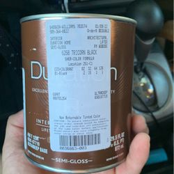 BLACK SHERWIN-WILLIAMS PAINT CAN 