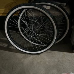 26inch Whitewall Cruiser Wheels