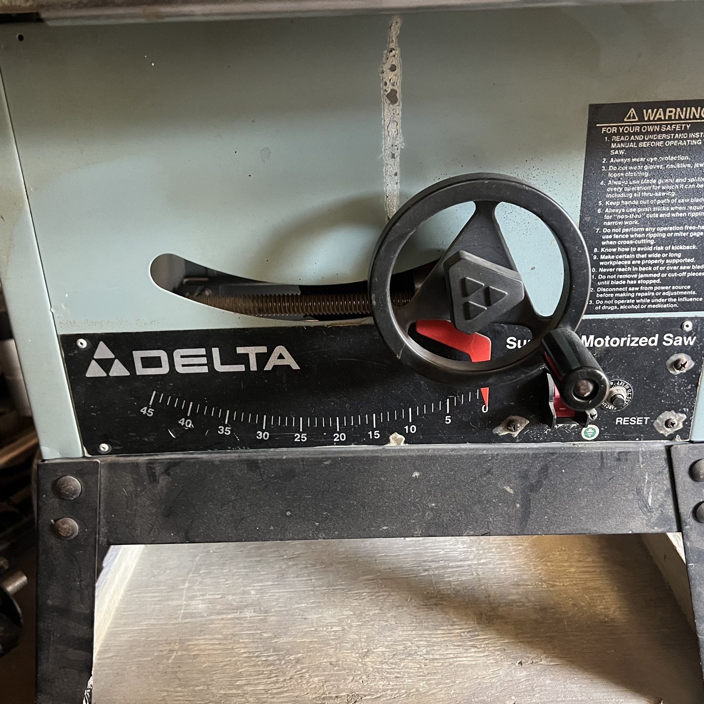 Delta Table Saw 