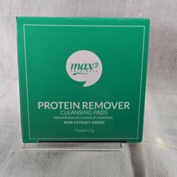 Max2 Originals Protein Remover Cleansing Pads with Rose Extract 75 Pads