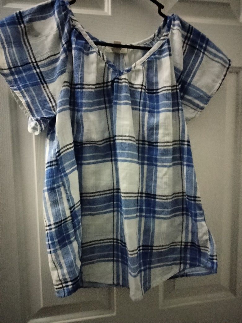 Plaid Top