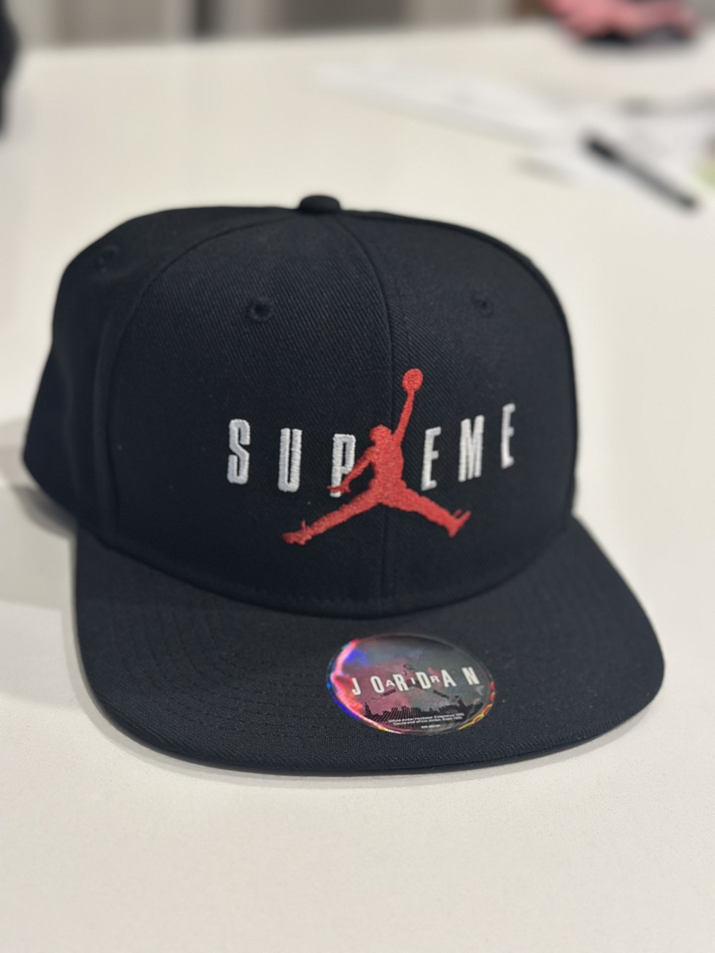 Supreme Jordan 6 Panel Hat FW15