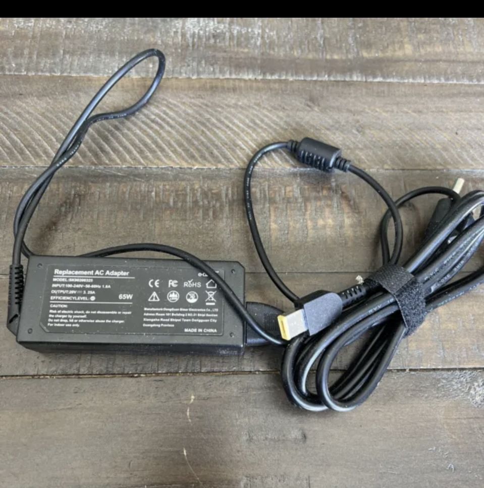 Lenovo New Replacement Ac power adapter Model SK(contact info removed)5 65w