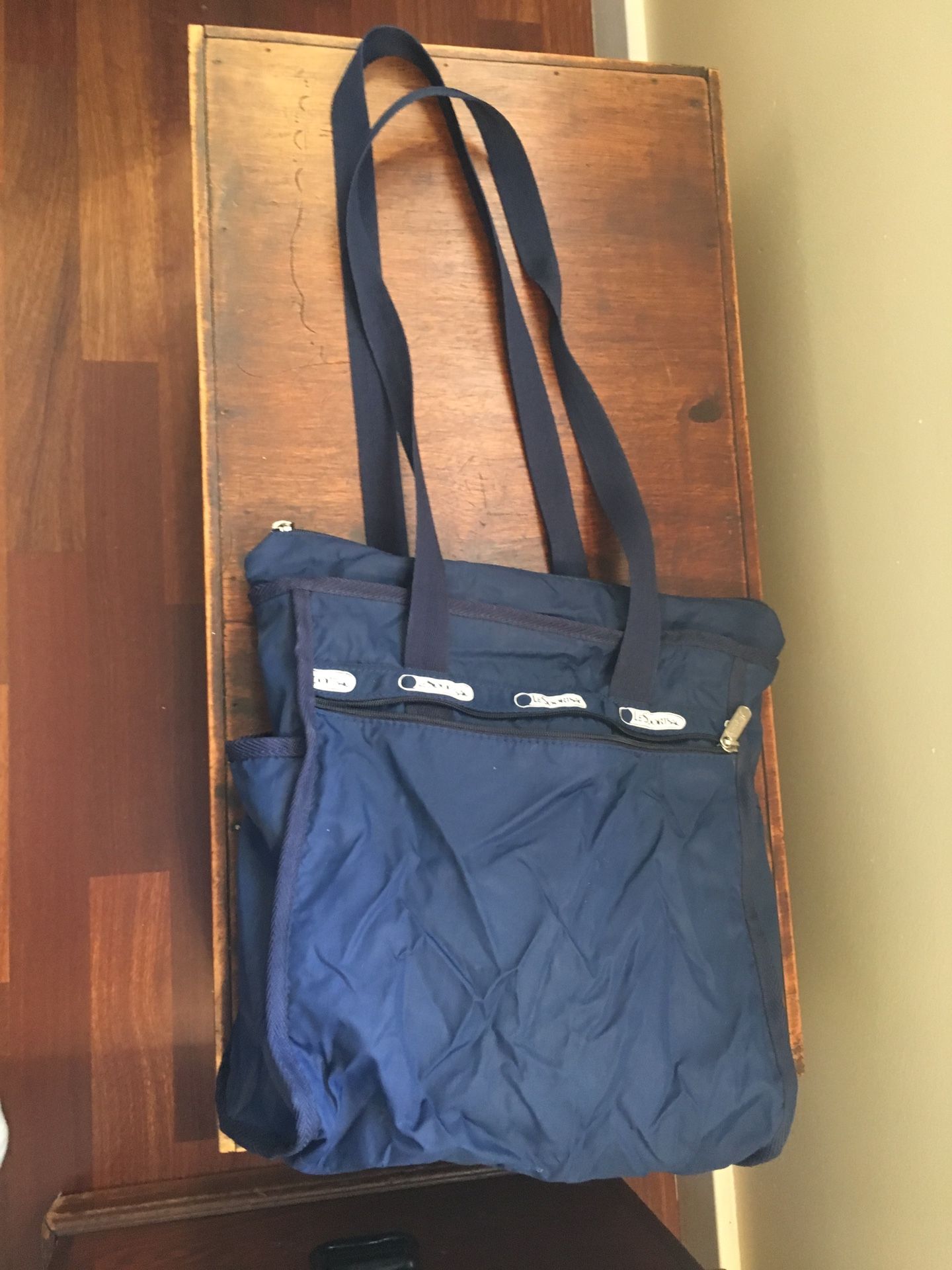 Le Sport Sac Navy Small Carry-on Style Bag