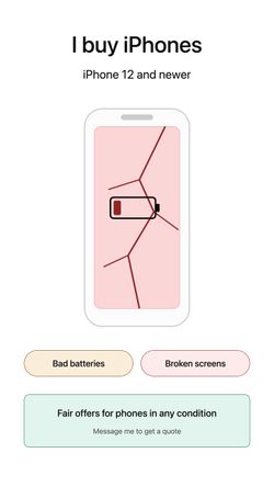 I buy iPhones