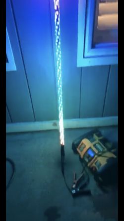 6ft 360 Whip LED chasing