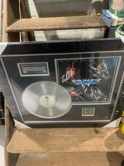 Van Halen platinum record
