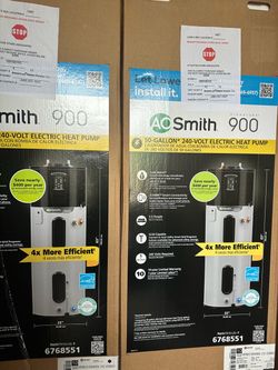 BRAND NEW A.O. Smith Signature 900 50-Gallon Tall 10-year Warranty 240-volt Smart Hybrid Heat Pump Water Heater