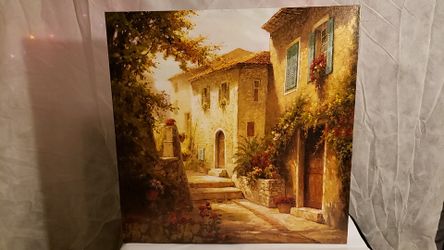 Art wall decorTUSCAN THEMED CANVAS DECOR PRINTS