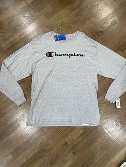 Men’s Champion Long Sleeve Gray