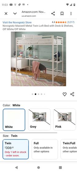 Metal bunk bed