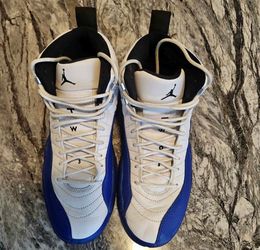 Air Jordan (White/Royal Blue) 12