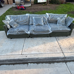 Green sofa green couch deep seating high quality living room furniture sofa green sofa couch large sofa couch 🆕🚚🆕