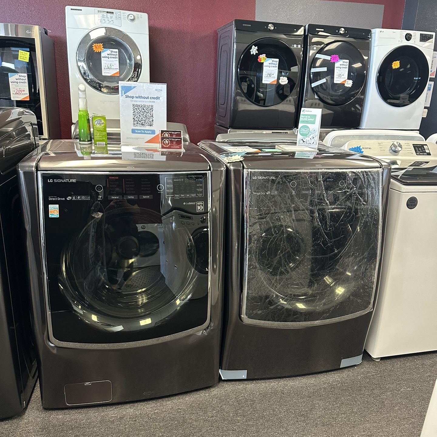 New Smart LG Signature Washer And Electric Dryer 