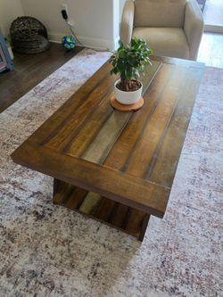 Solid wood Coffee table and end table