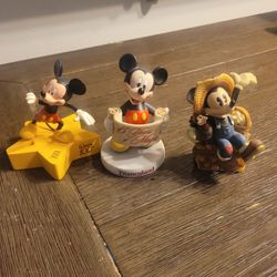 3 Disney Figurines