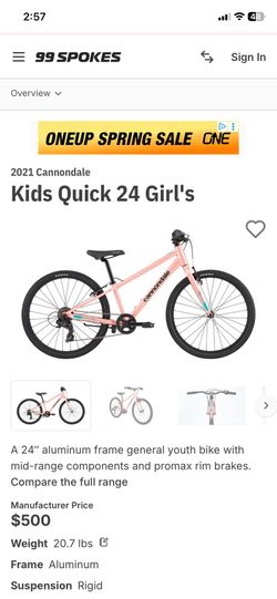 Cannondale Kids Quick 24” girls